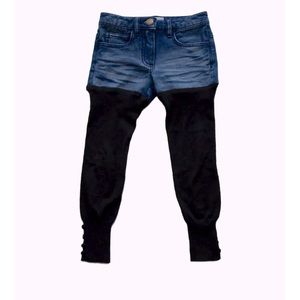 Vierra rose denim black leggings